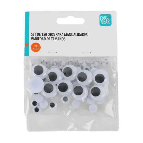 Ojos Pen Gear para manualidades - 150 pzas