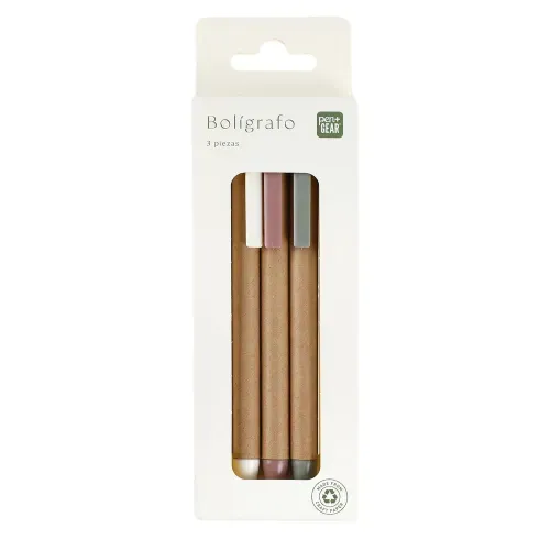 Bolígrafos Pen Gear reciclados -3 pzas