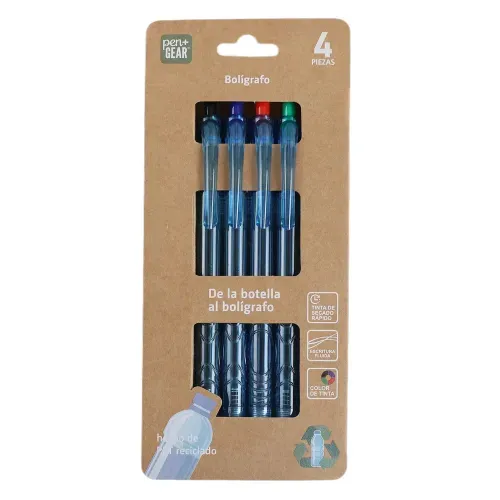 Bolígrafos Pen Gear reciclados -4 pzas 306