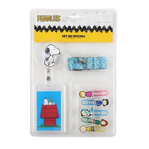 Kit Snoopy de oficina -7 pzas