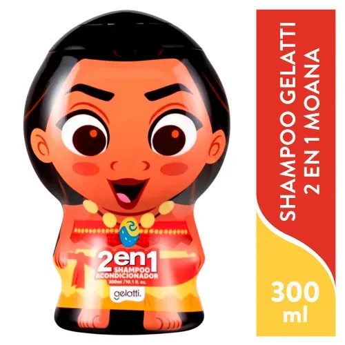 Shampoo Gelatti 2 en 1 Moana – 300 ml
