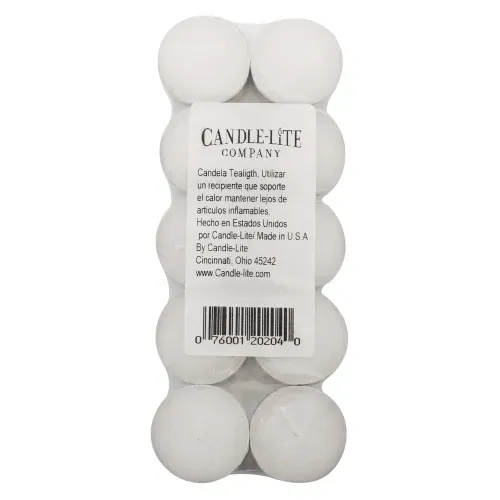 Candela Candle Tea Lights Sin Aroma X 10 Unidad