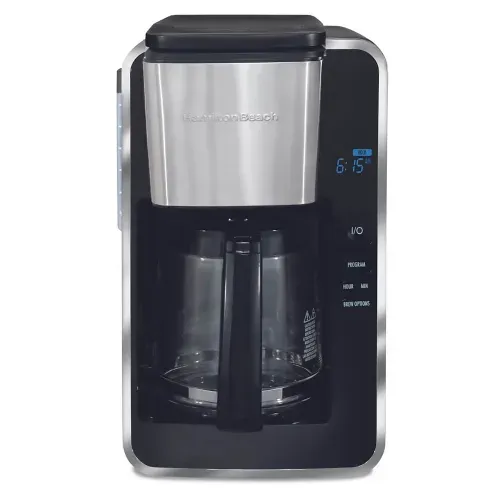 Cafetera Hamilton Beach Programable deluxe 12 tazas