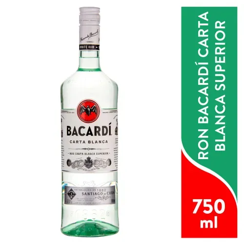 Ron Bacardi superior blanco - 980 ml