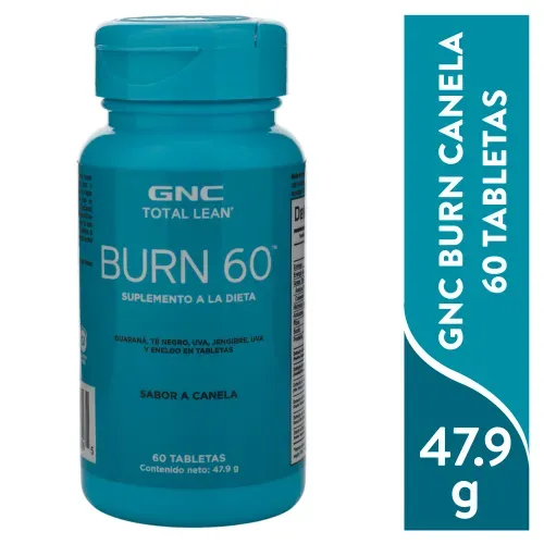 Burn 60 GNC total lean frasco 60 cápsulas - Precio indicado por frasco
