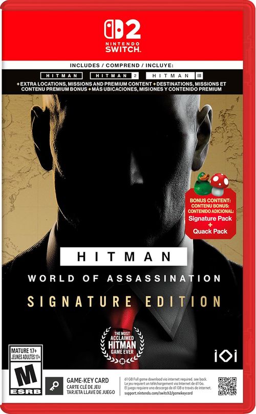 Videojuego Nintendo Switch 2 Hitman World of Assassination Signature Edition