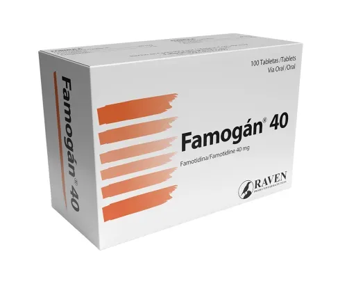 Famogán 40 40Mg, Precio indicado por unidad