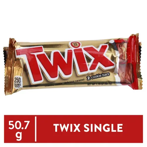 Chocolate Twix singles - 50 g