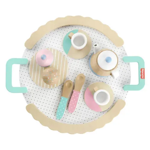 Juego de té de madera Fisher-Price