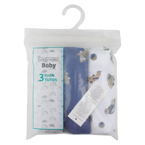 3pk Frazada Boulevard Bebo w