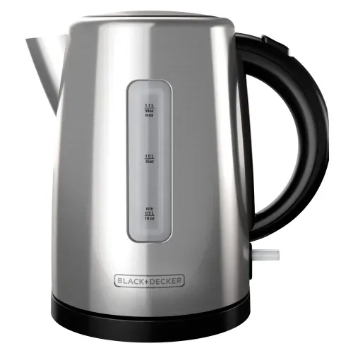 Hervidor Black+Decker Inalámbrico de Acero Inoxidable de 1.7 L