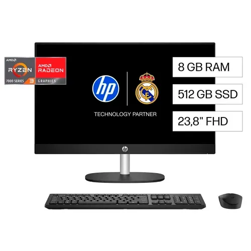 Hp Compu Todo En Uno R3 8gb 512gb