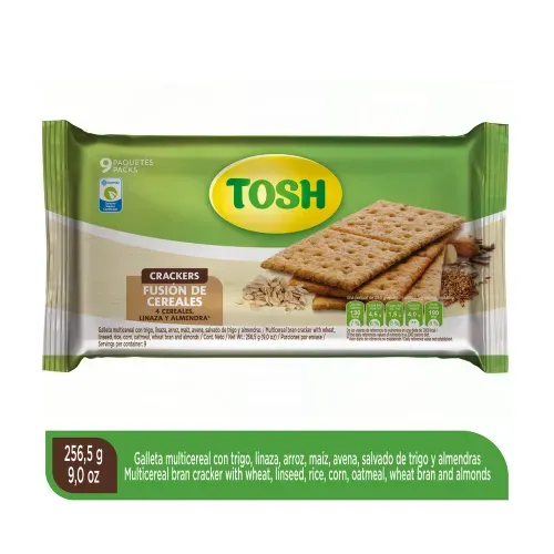 Galletas Pozuelo Tosh Fusión de Cereales - 256.5 g