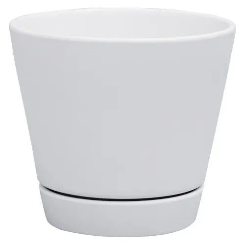 Ht Maceta Ceramica Blanca 20 5cm