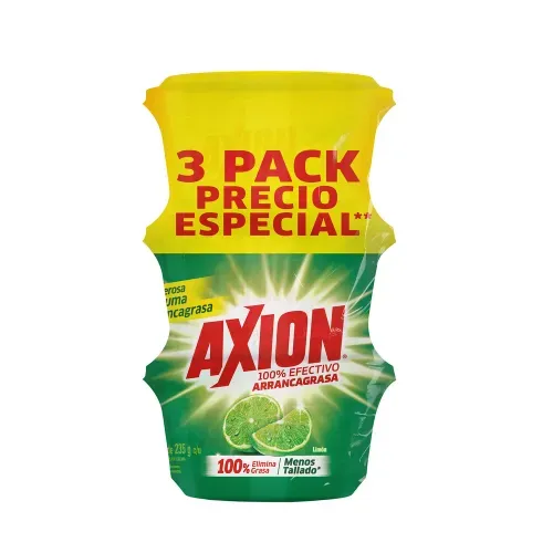 Lavaplatos Axion Limón Pasta 3 Pack  - 235 g
