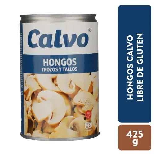 Hongos Calvo trozos y tallos - 425 g