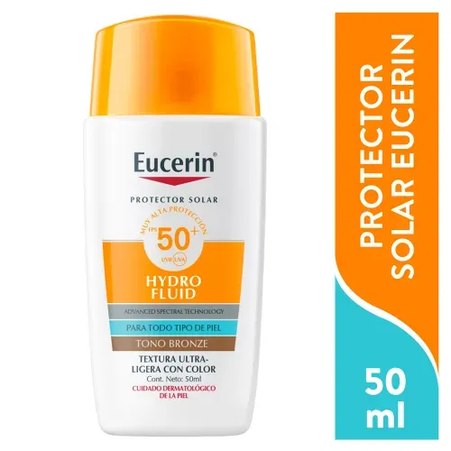 Bloq Face Eucerin Hydrofluid Oscuro 50ml
