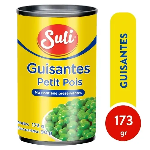 Guisantes Suli Petit Pois - 173 g
