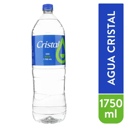 Cristal Agua Tapa Plana 1.75L