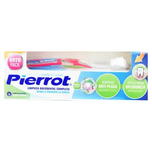 Cepillo Ortopack Pierrot Crem Protect Whitening 75 ml