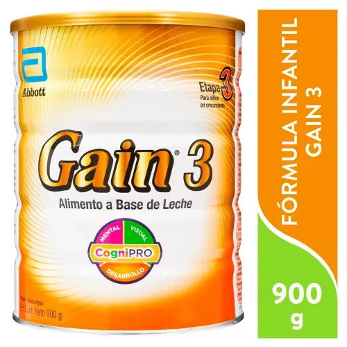 Fórmula infantil Gain 3 - 900 g