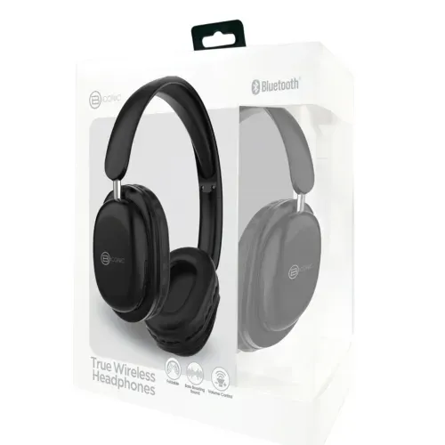 Audífonos de diadema Biconic  con refuerzo de graves BC-AU-BO-110-BK