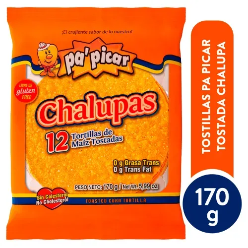 Tortillas pa'picar tostada chalupa - 170 g