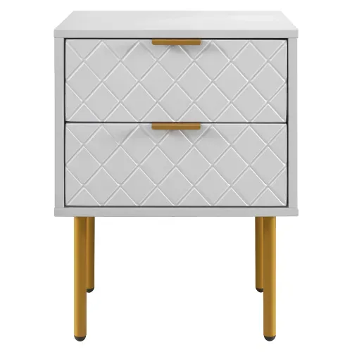 Ms Mesa De Noche Blanca 40 30 57Cm