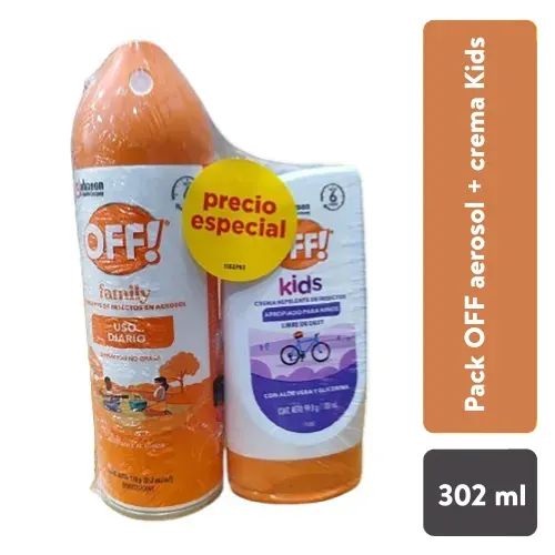 Repelente Pack Off Ae Mas Crema 270ml