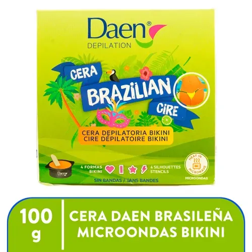 Cera Depiladora Brazilian Microondas Bikini - 100 g