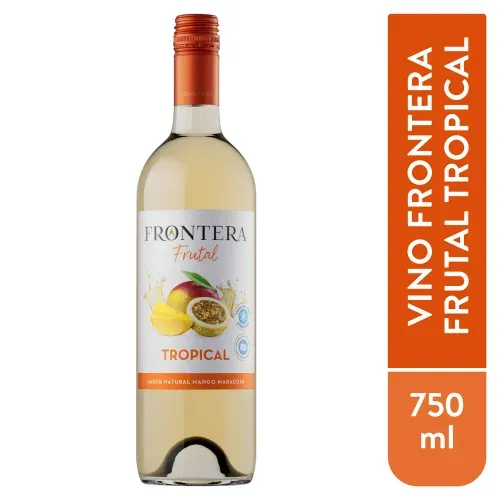 Vino Frontera Frutal Tropical Mango Maracuyá - 750 ml