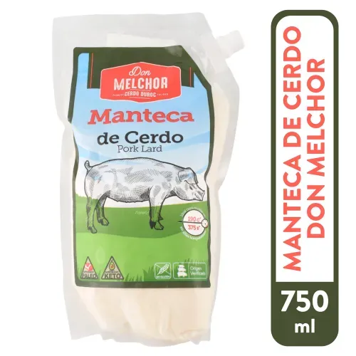 Manteca Cerdo Don Melchor 750 Gr Ea