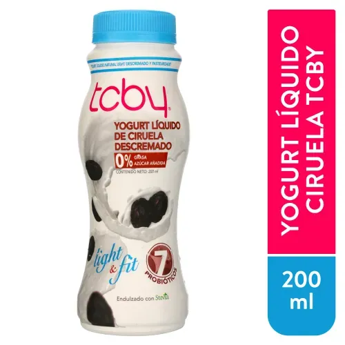 Yogurt Light Ciruela Tcby 200 Ml
