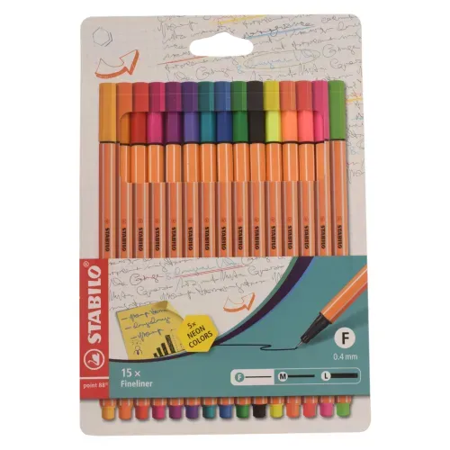 Plumilla Stabilo Point 88 Surt 15 Clrs