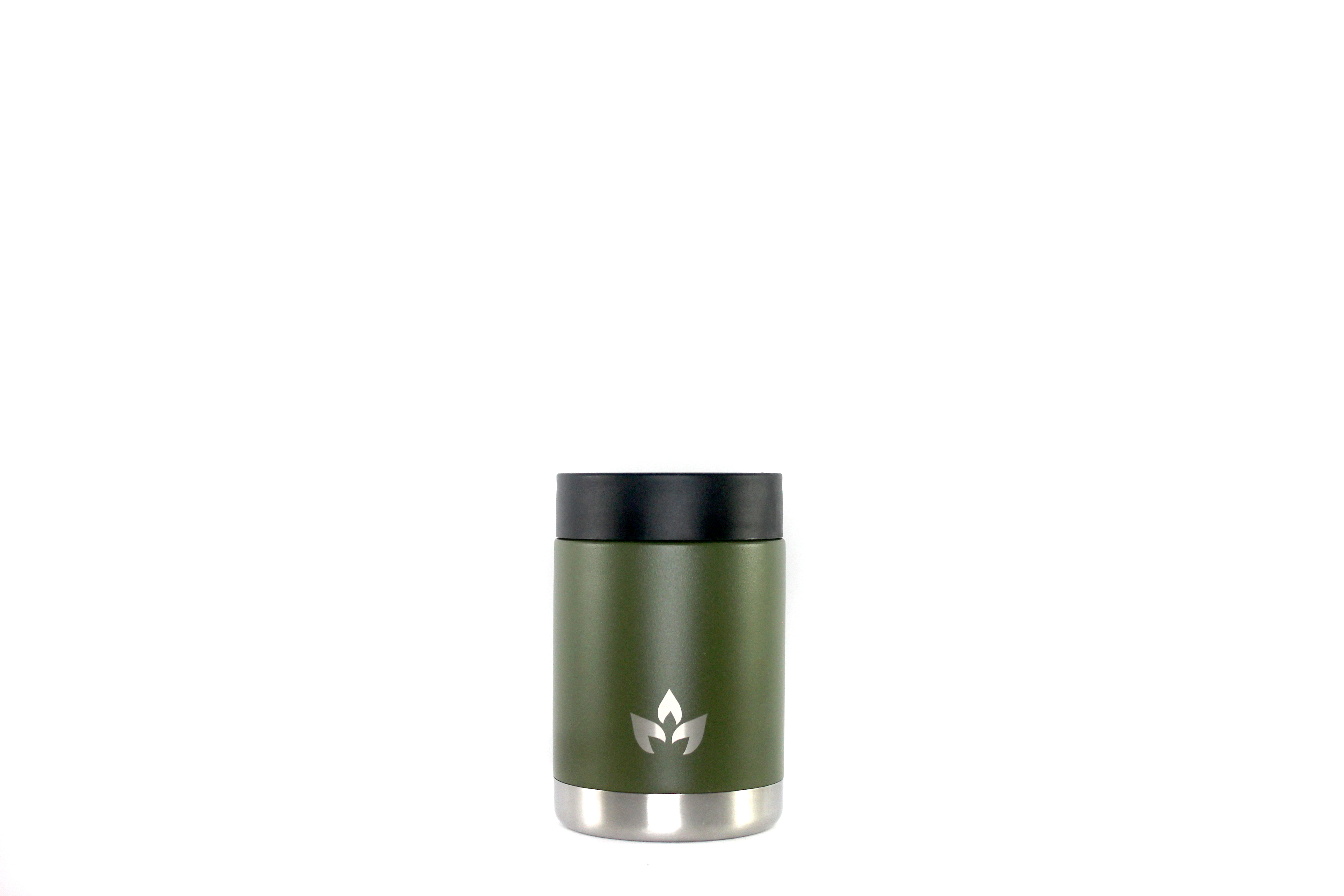 Contenedor de latas-botellas Earthy color verde musgo