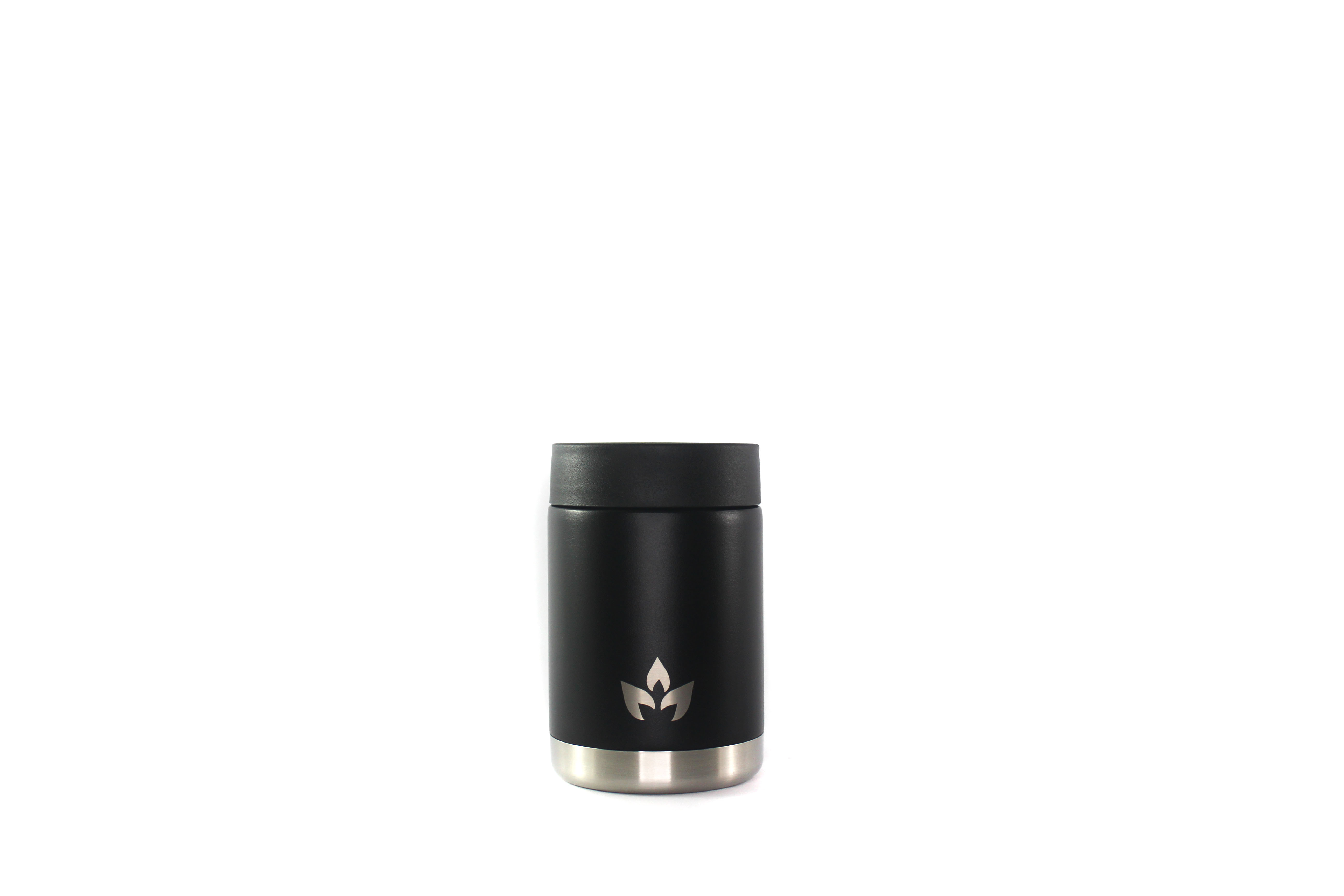 Contenedor de latas-botellas Earthy color negro