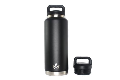 Botella insulada Earthy color negro 1064 ml