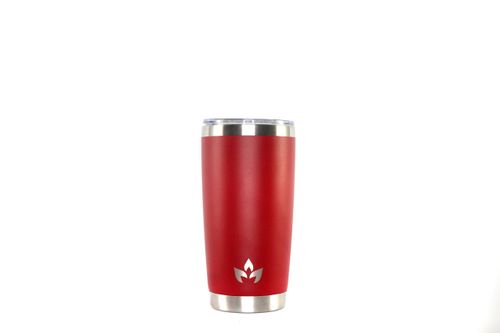 Vaso insulado Earthy color rojo 591 ml