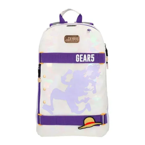Mochila Juvenil One Piece Blanca