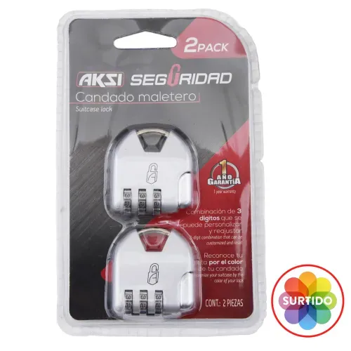 Candado Maletero 2 Pack