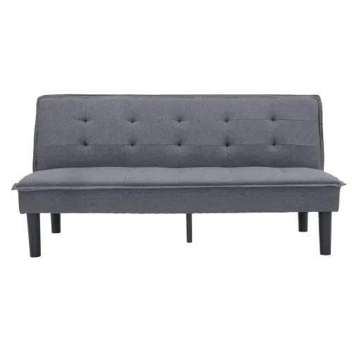 Sofá cama Mainstays con patas de madera- 1 Pza