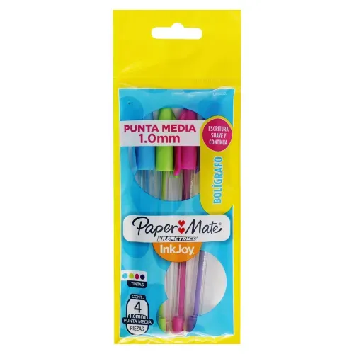Lapiceros Paper Mate, paquete -4 uds