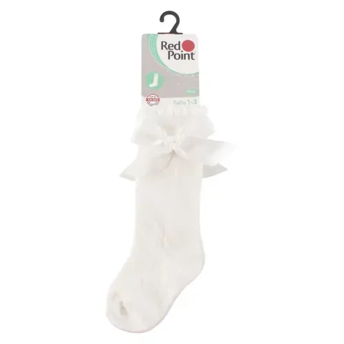 Calcetin Bebe Lazo Blanco 645 1 3