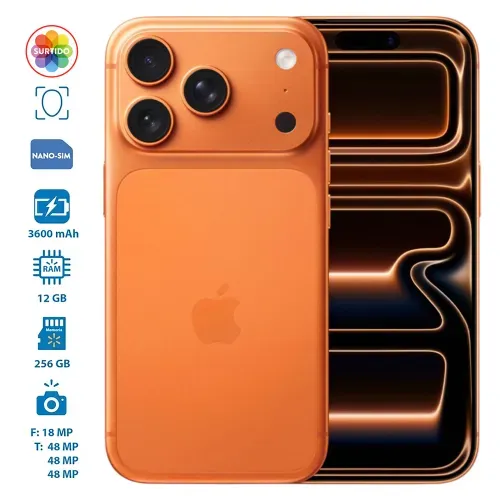 Celular Apple Iphone 17 Pro 12GB RAM 256GB Almacenamiento colores surtidos