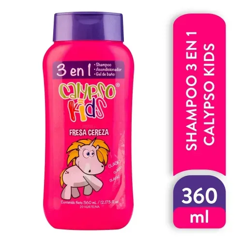 Shampoo Calypso Kids Fresa Cereza 360ml