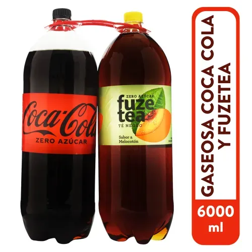 2 Pk Ccza Fuze Melo Zero 3l 6000ml