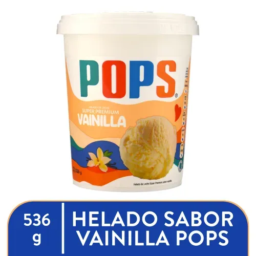 Helado Pops Vainilla - 536 g