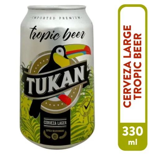 Cerveza Tukan Tropic Beer lata - 330 ml