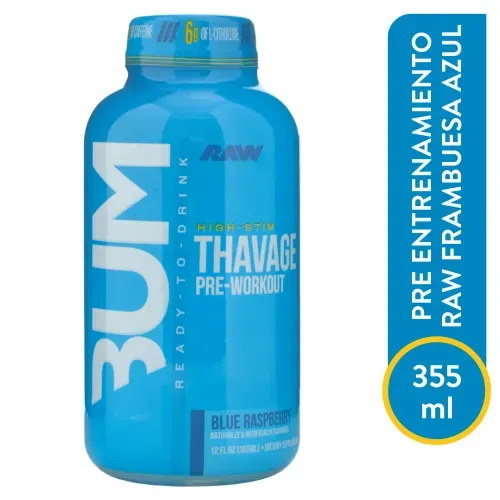 Raw Thavage Rtd Blue Raspberry 355 Ml