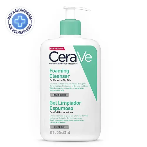 GEL LIMPIADOR ESPUMOSO CERAVE 473 ML